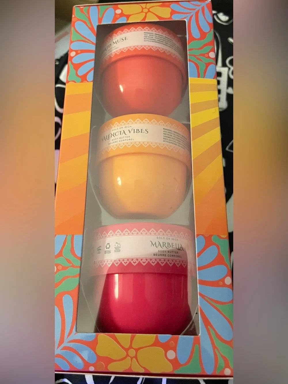 Valencia Vibes & Marbella Body Butter Trio - Pink & Orange
